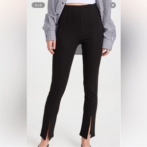 English Factory Front Slit Flares Black